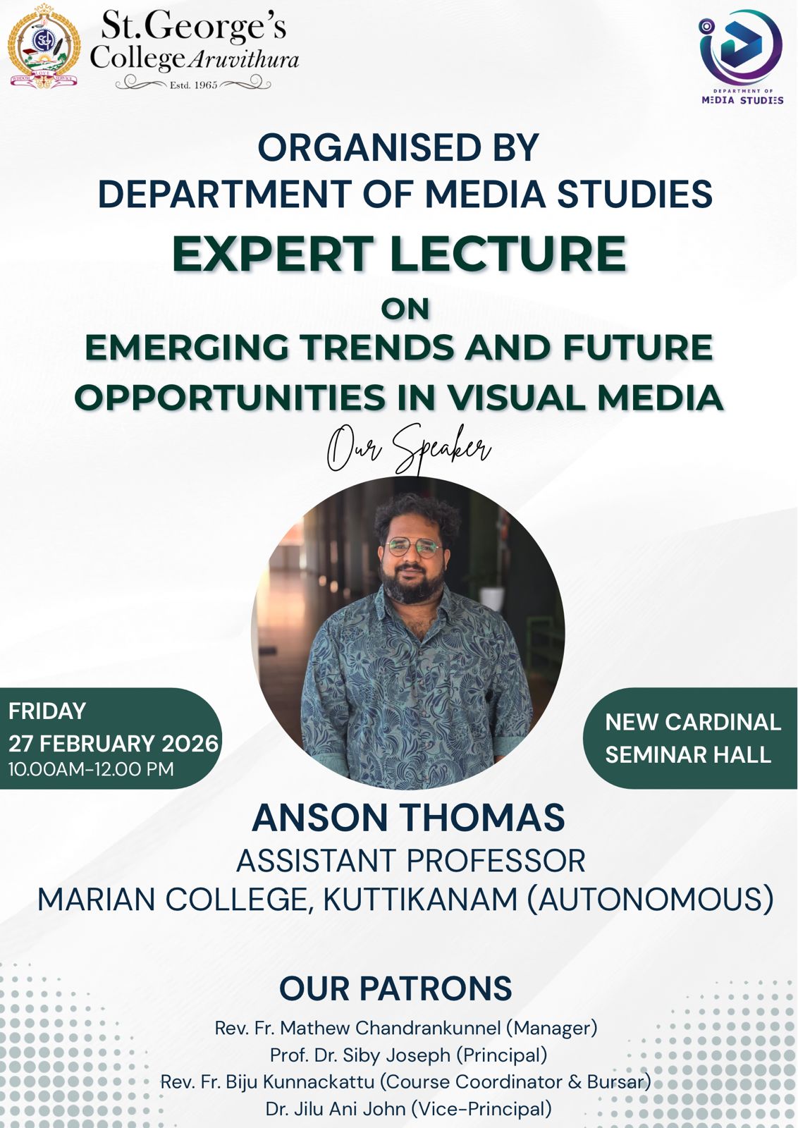 Seminar on Emerging Trends and Future Opportunities in Visual media